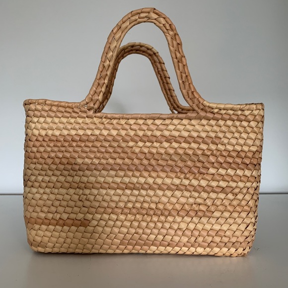 Bamboo made open purse, very cute summer purse! - Picture 2 of 3